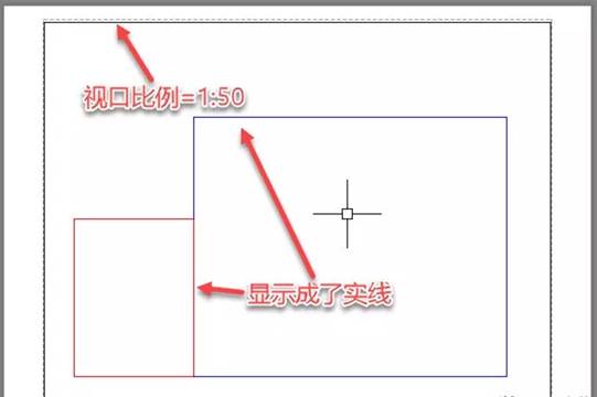 為什么CAD模型空間中設(shè)置好的虛線到布局中卻顯示為實(shí)線