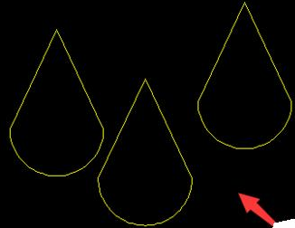 怎樣在CAD中快速繪制水滴？