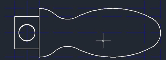 CAD如何設(shè)計(jì)簡(jiǎn)單的手柄？