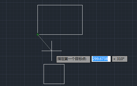 CAD兩個(gè)圖形縮放對齊的方法